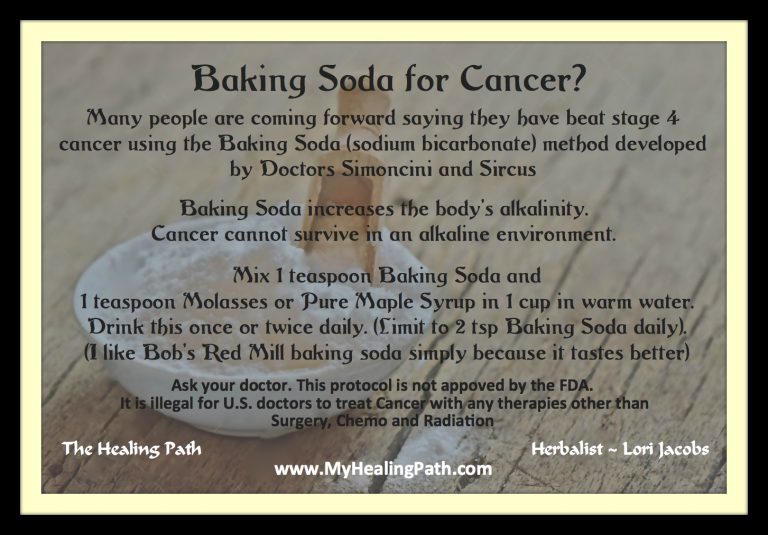 baking soda, molasses cure for cancer