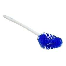 Dry Brushing Brush blue bristles white handle